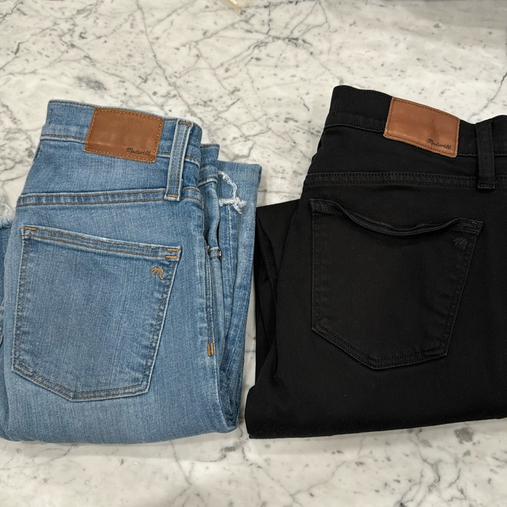 2 madewell jeans